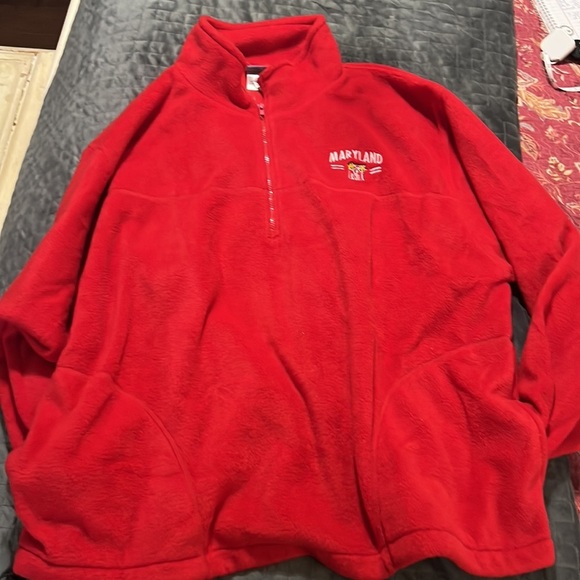 TSi Sportswear University of‎ Maryland Pullover Quarter  Zip Fleece - Picture 4 of 8